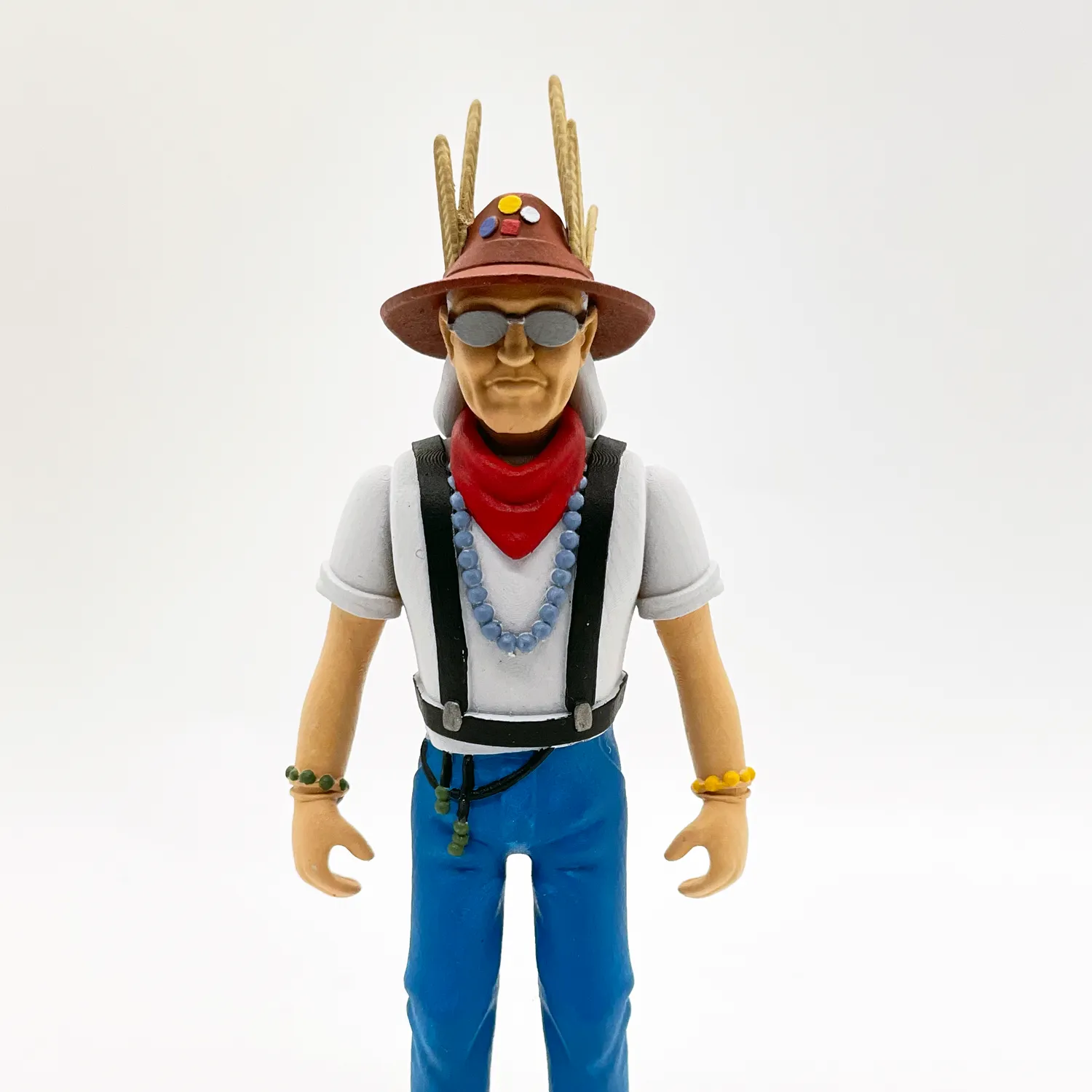 Feather Hat Man Action Figure