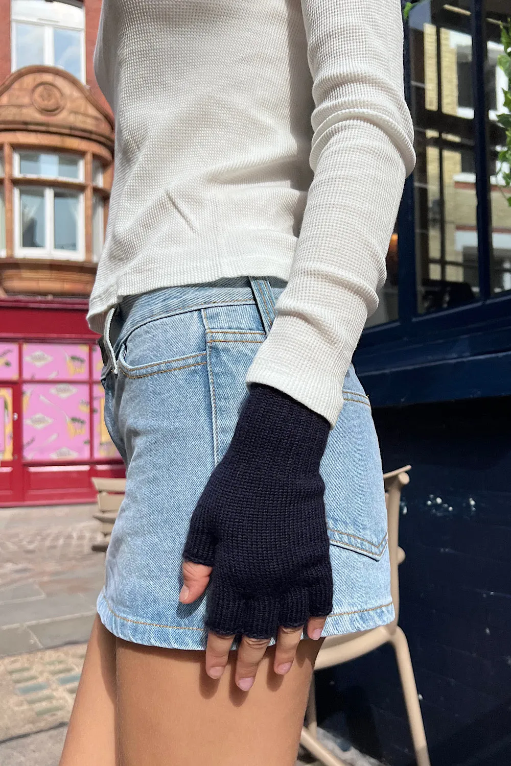 Fingerless Wool Gloves