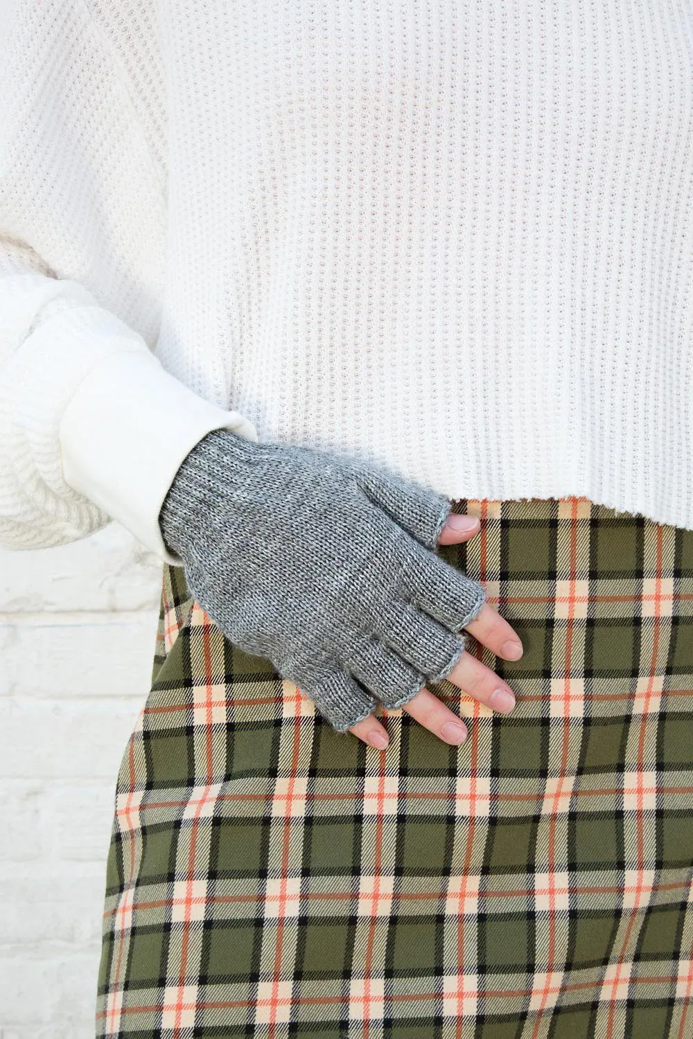 Fingerless Wool Gloves