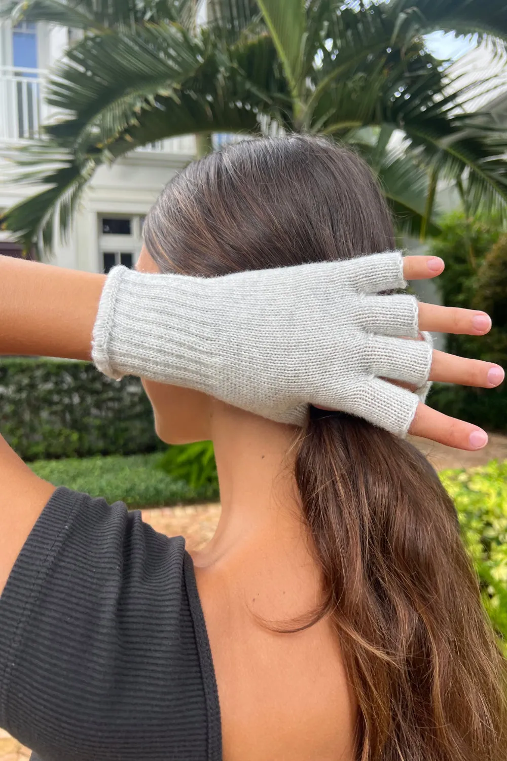 Fingerless Wool Gloves