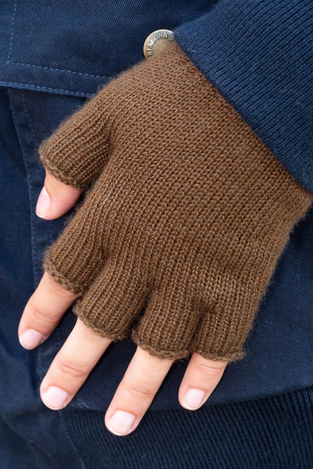 Fingerless Wool Gloves