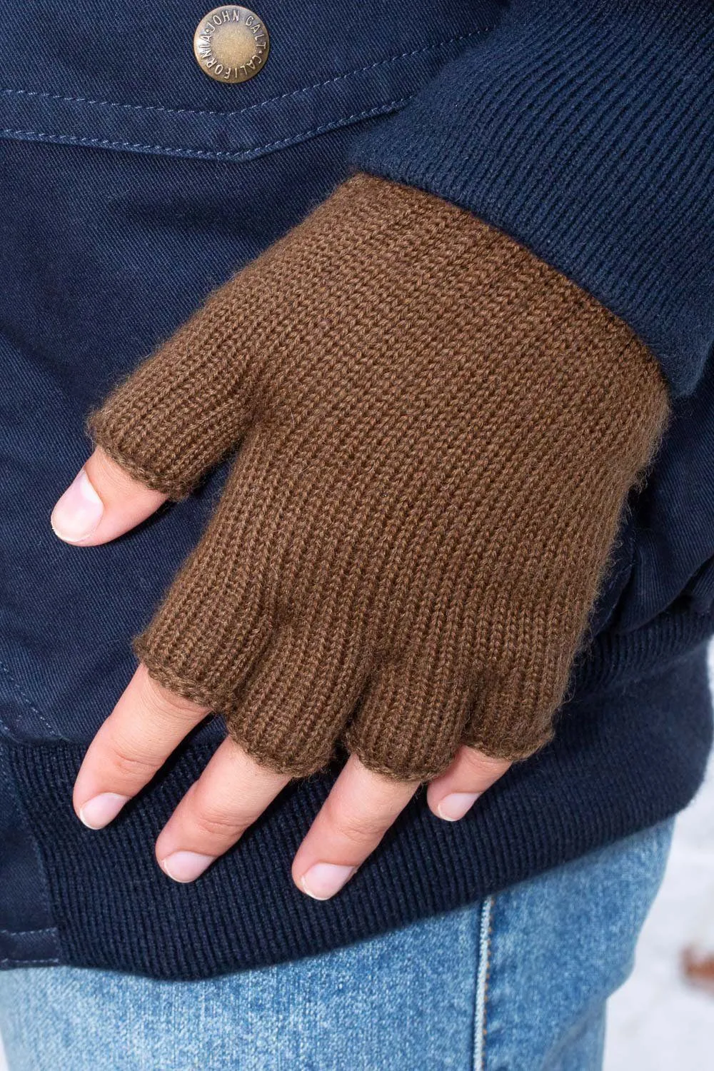 Fingerless Wool Gloves