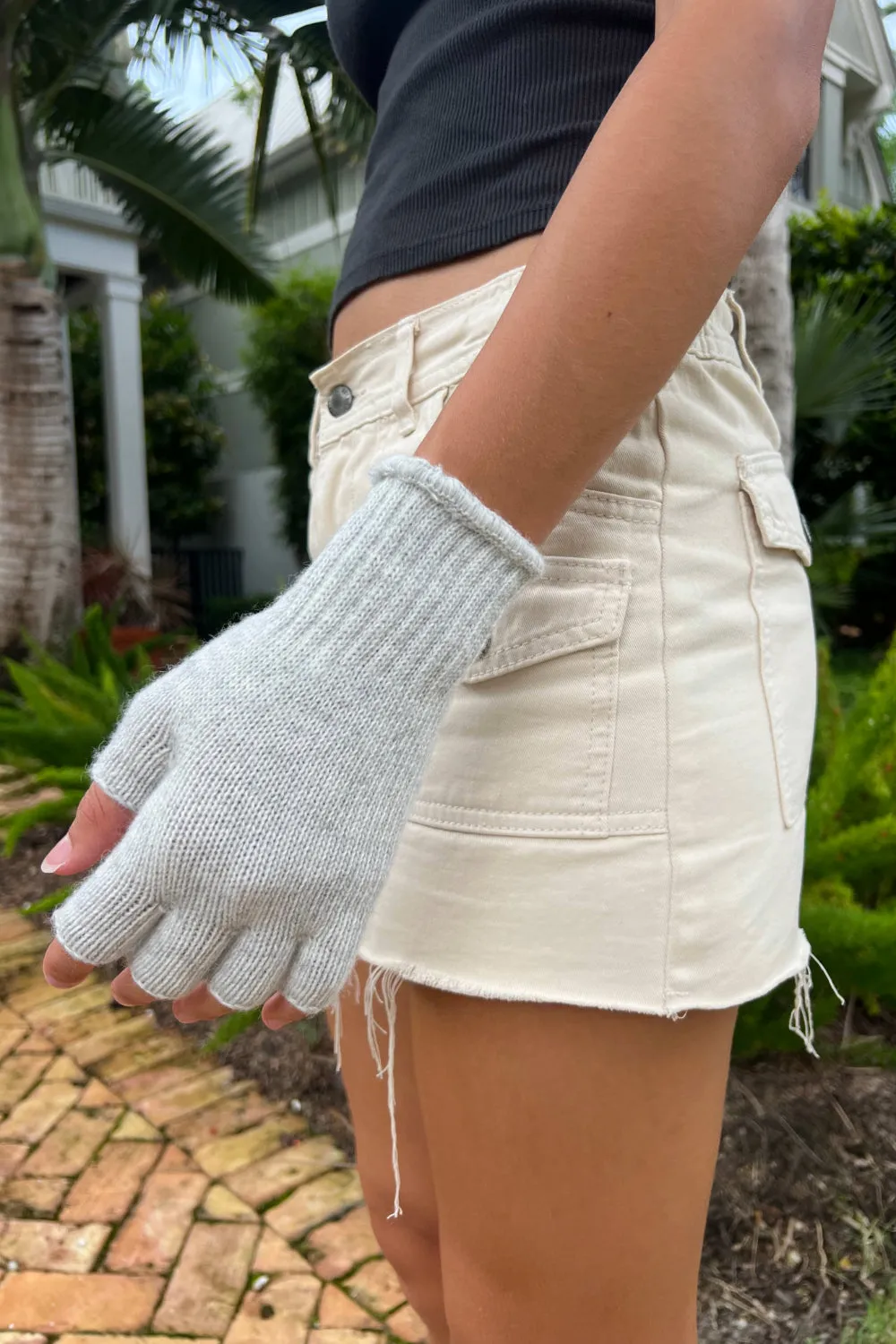 Fingerless Wool Gloves