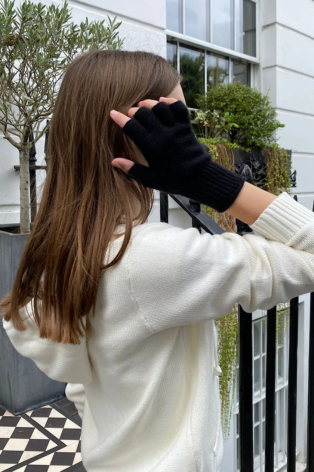 Fingerless Wool Gloves