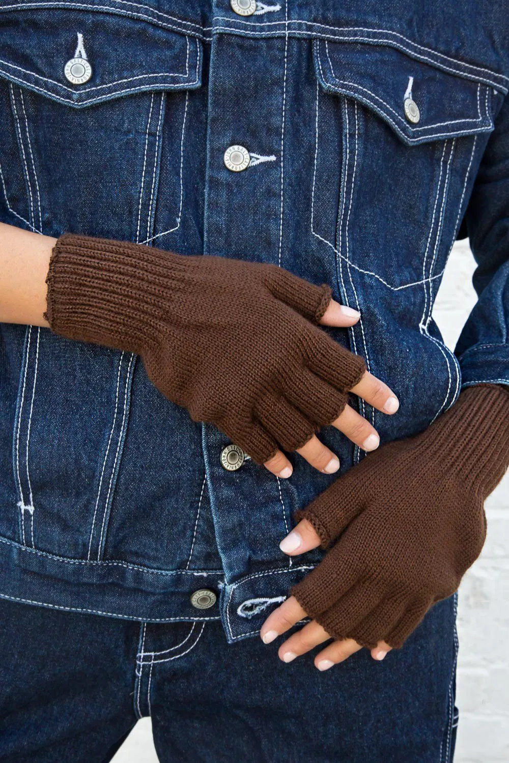 Fingerless Wool Gloves