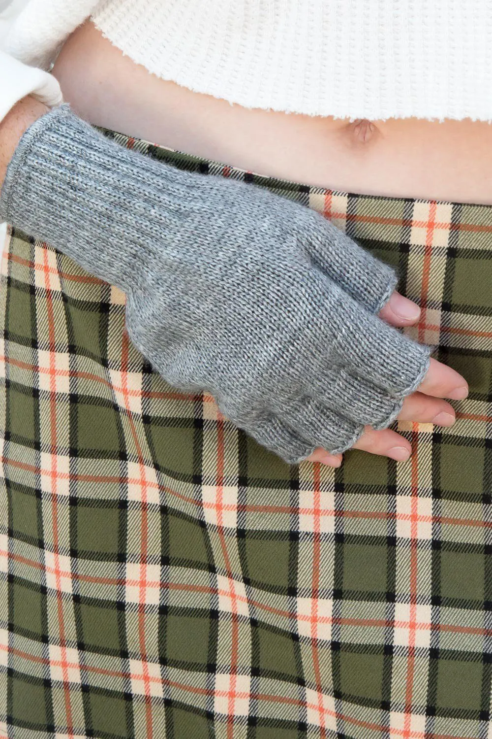 Fingerless Wool Gloves