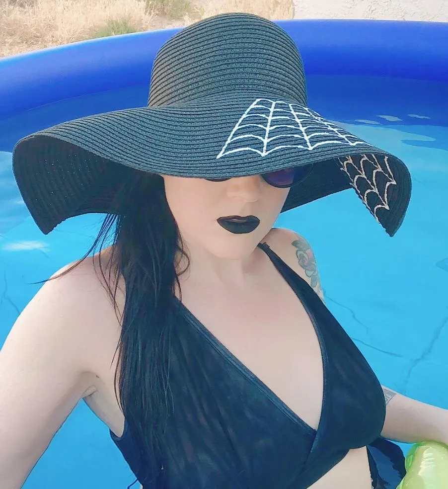 Floppy Sun Hat - XL Brim - Widow's Web