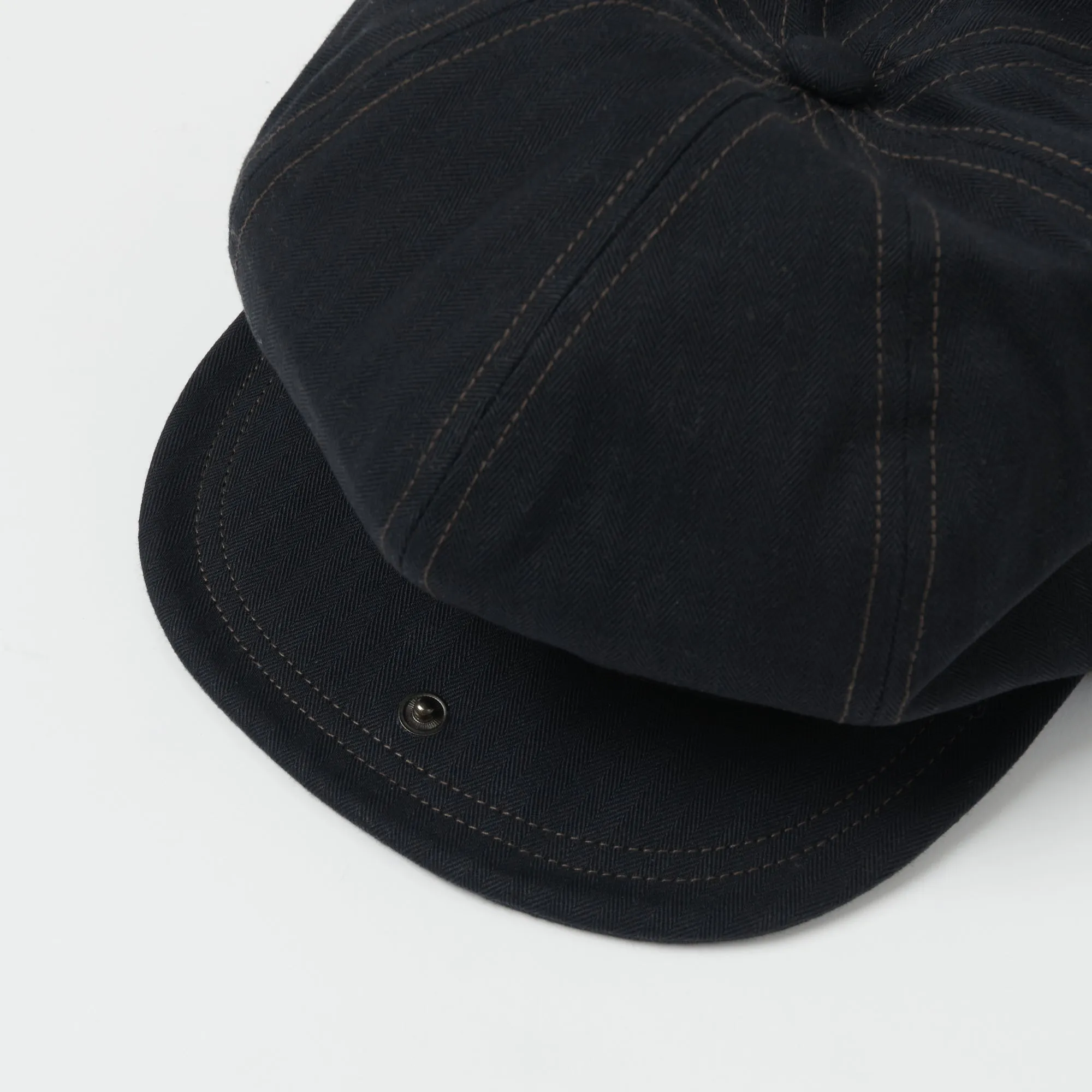 Freewheelers 2017002 Dylan Casquette - Black H.B. Twill