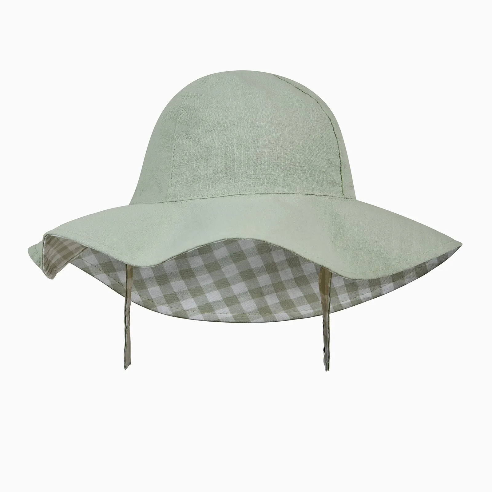 Gingham Reversible Floppy Hat