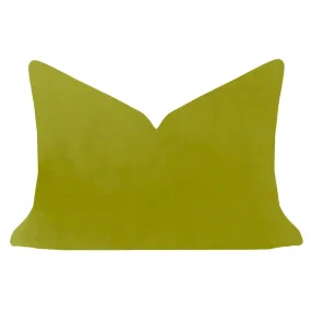 Green 14x20 Solid Velvet Pillow