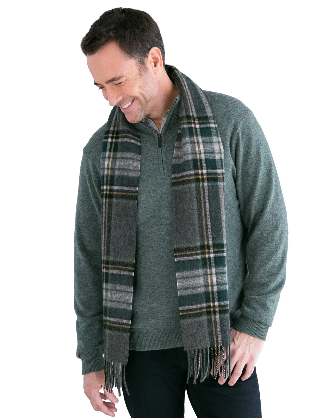 Greenwood Tartan Merino Wool Scarf