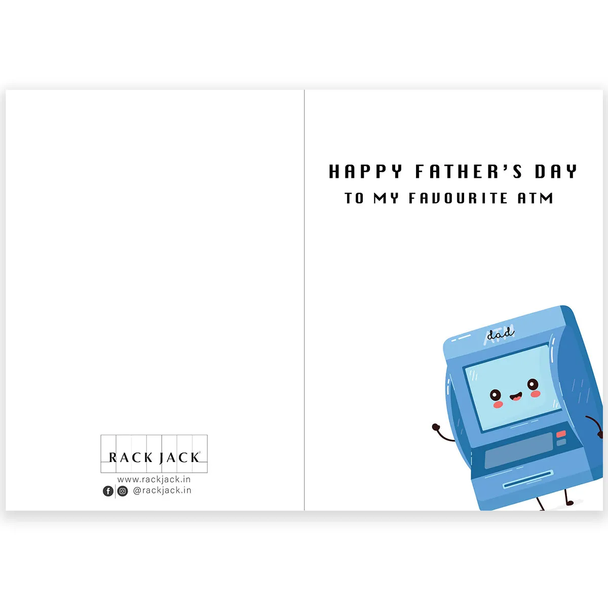 Greeting Card For Dad - My Favourite ATM