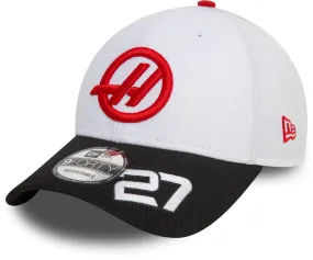 Haas F1 Team New Era 9Forty Driver Nico Hulkenberg White/Black Team Cap