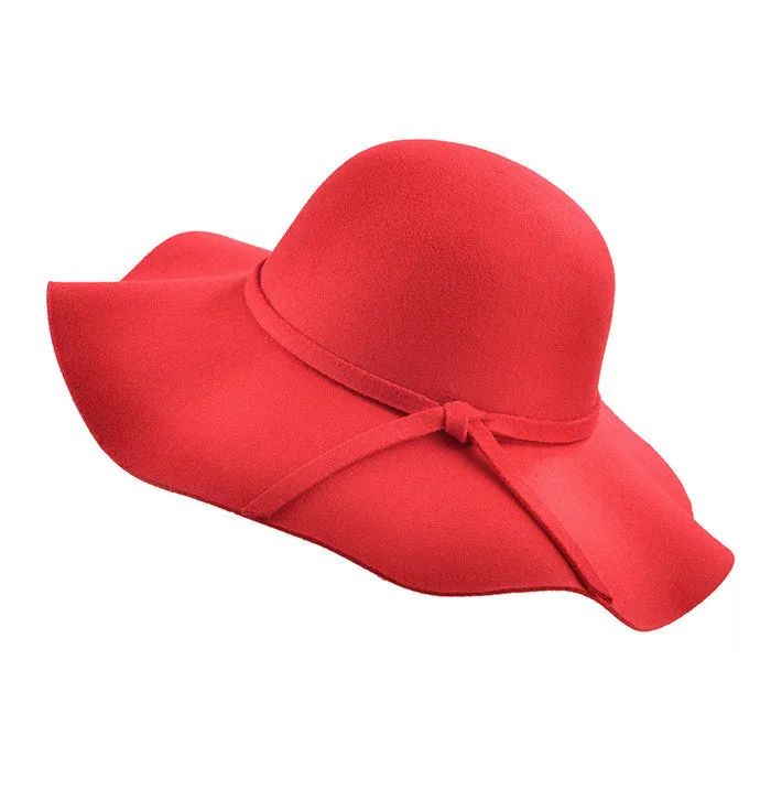 Haute Edition Women's Felt Floppy Hat