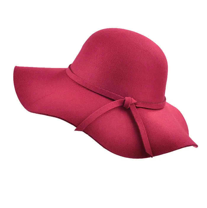 Haute Edition Women's Felt Floppy Hat