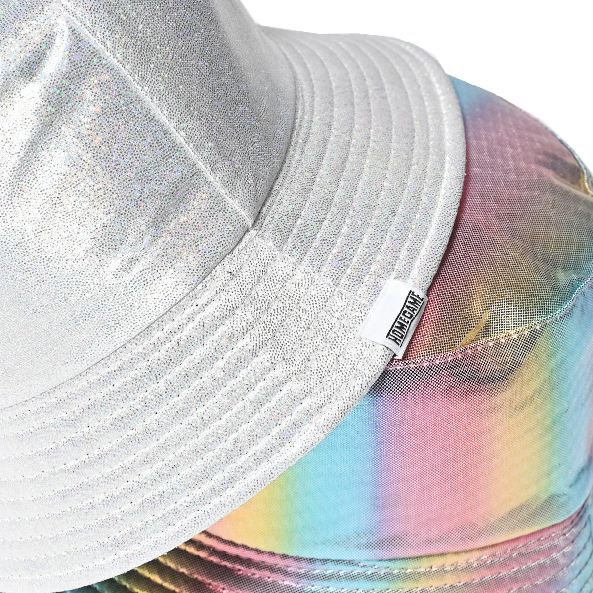 HOMEGAME - REVERSIBLE METALLIC BUCKET HAT【HG241410】