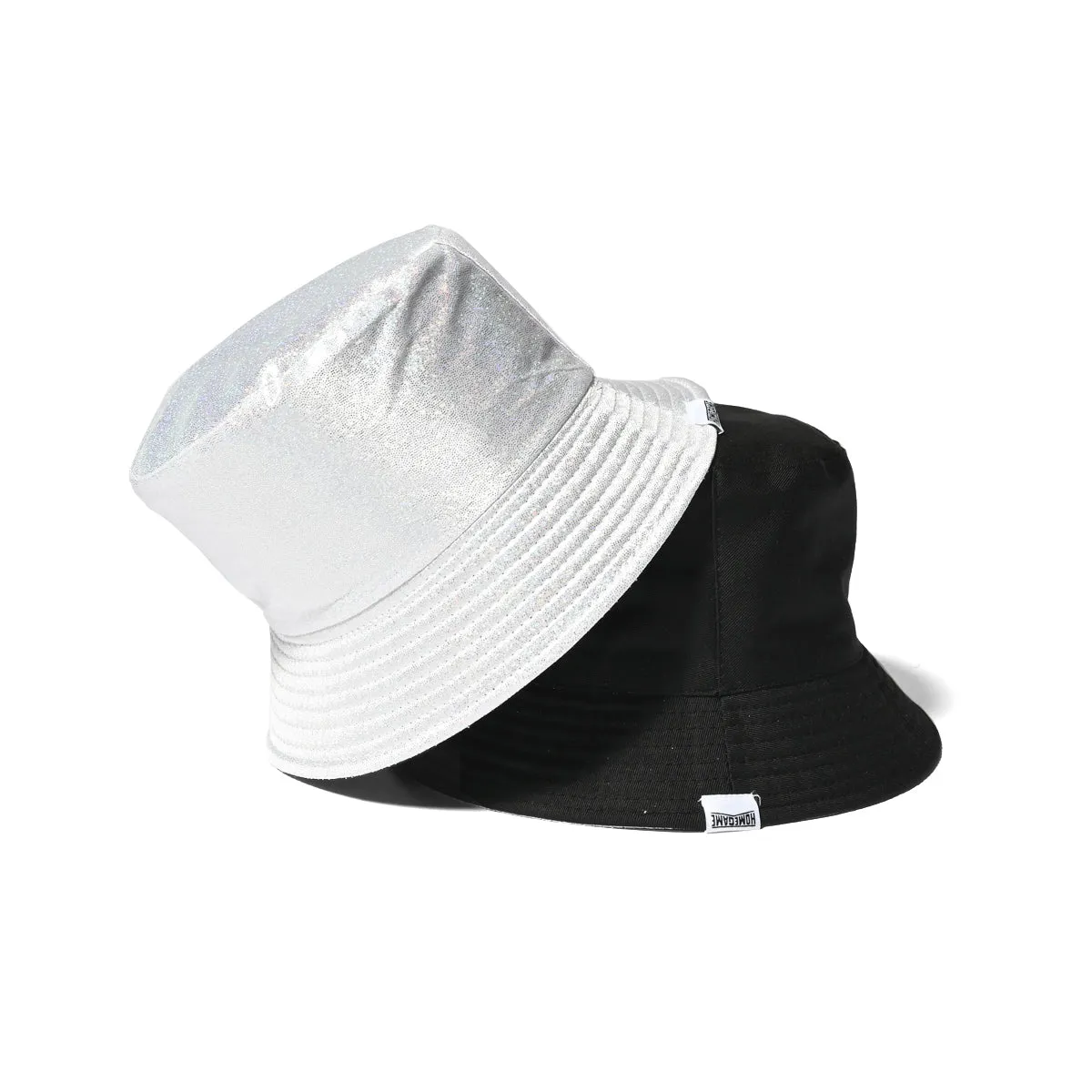 HOMEGAME - REVERSIBLE METALLIC BUCKET HAT【HG241410】