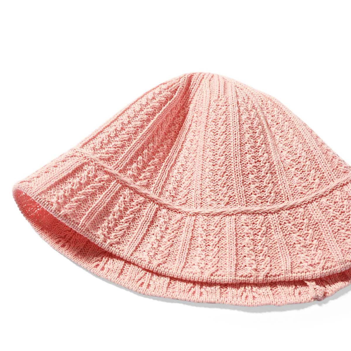 HOMEGAME - TWIST KNIT BUCKET HAT PINK【HG241407】