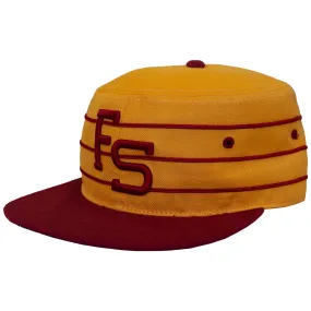 Image One Vault FS Logo Adjustable Vintage Pillbox Wool Cap - Garnet/Gold