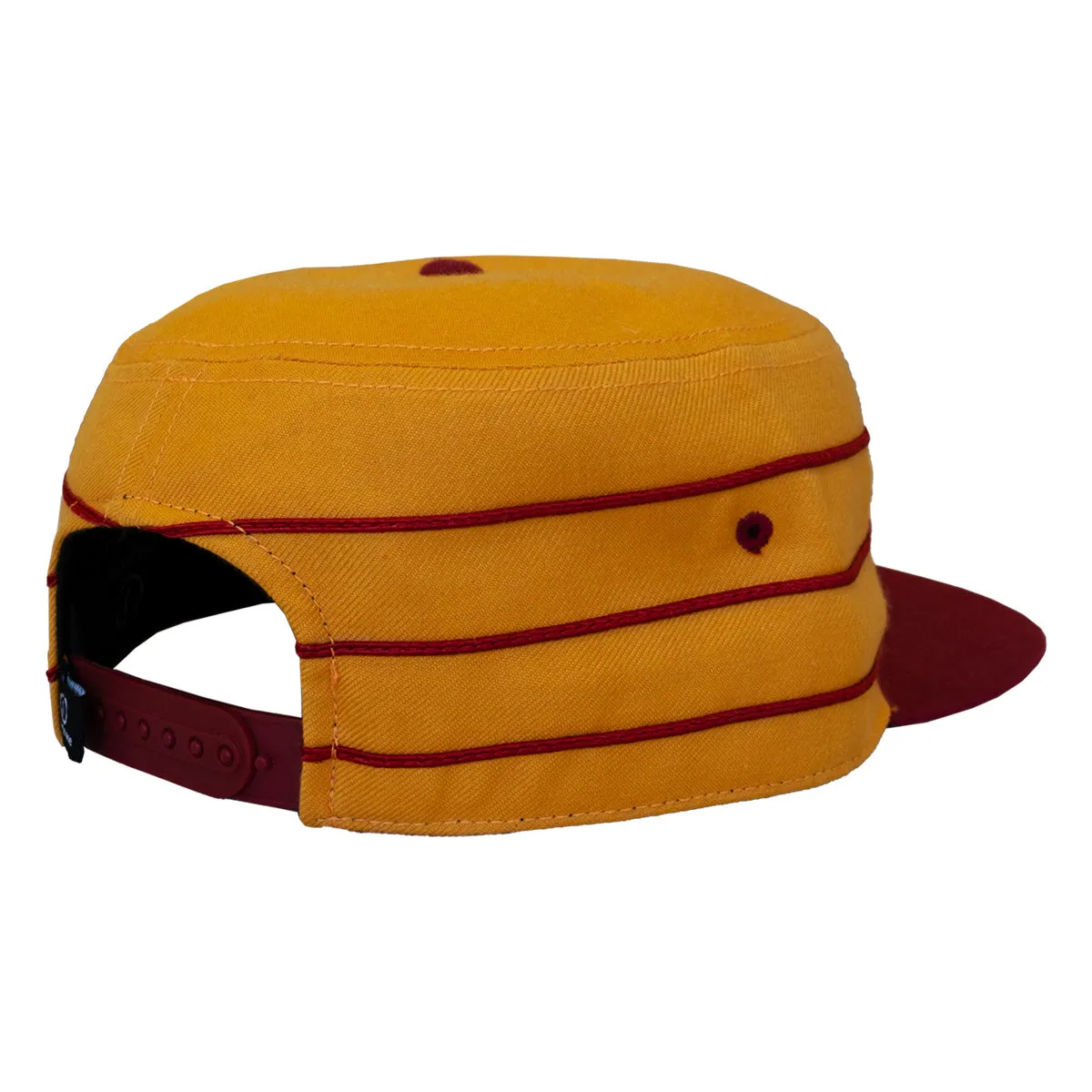 Image One Vault FS Logo Adjustable Vintage Pillbox Wool Cap - Garnet/Gold