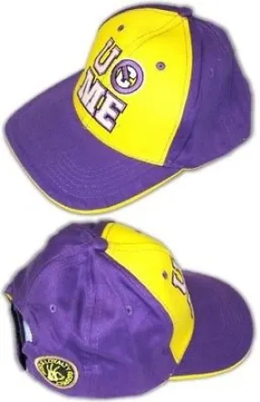 John Cena Purple Gold U Can't See Me Baseball Cap Hat New