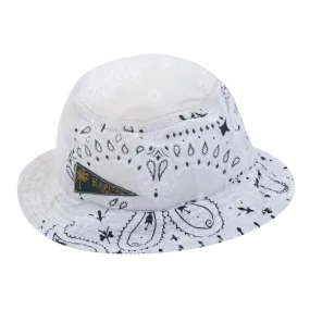 Kapital Bandana Bucket Hat White OS