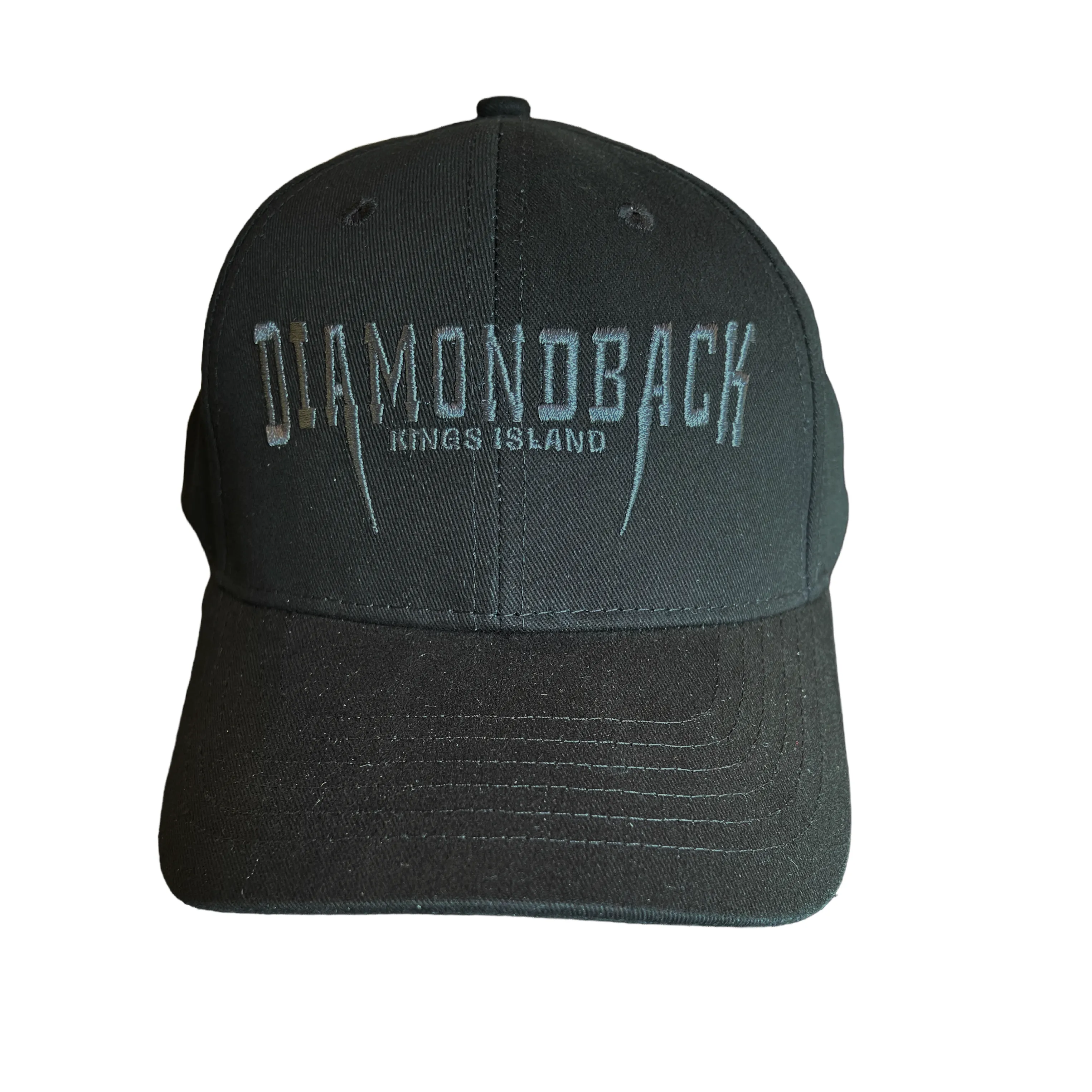 Kings Island Diamondback Blackout Baseball Cap