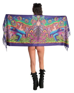 Liya Kitten Fairycore Fringed Pashmina