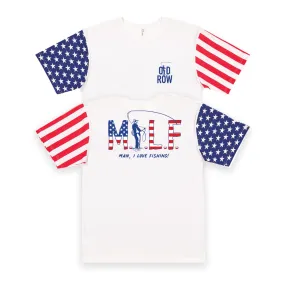 Man I Love Fishing USA Tee