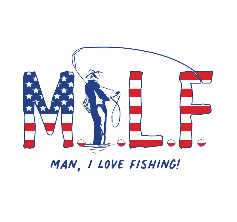 Man I Love Fishing USA Tee