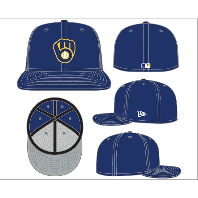 Milwaukee Brewers Authentic 'Blue'