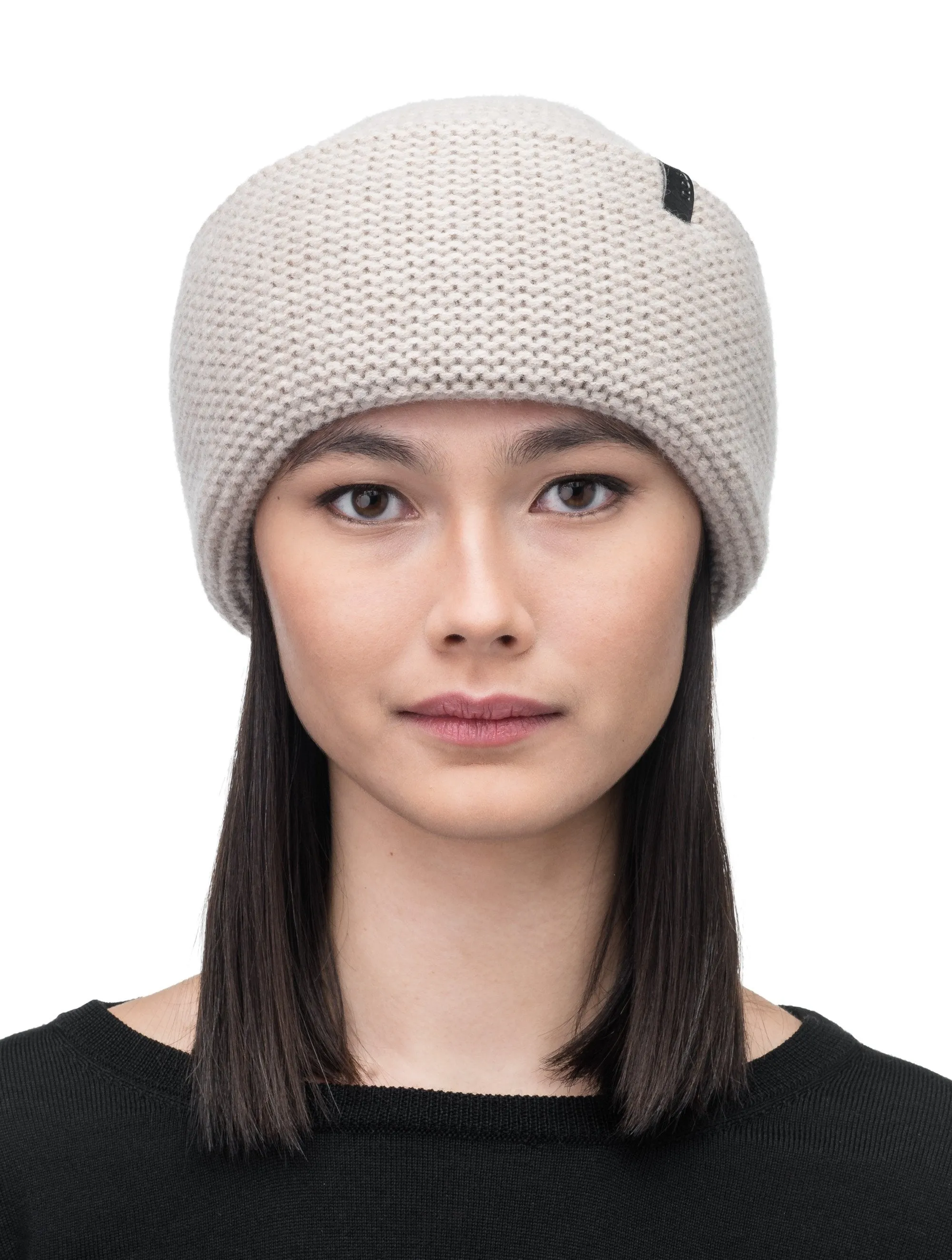 Mira Unisex Purl Knit Beanie