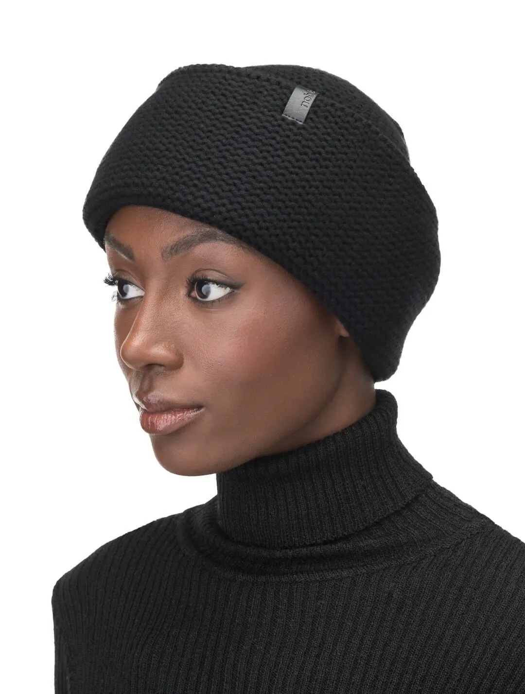 Mira Unisex Purl Knit Beanie