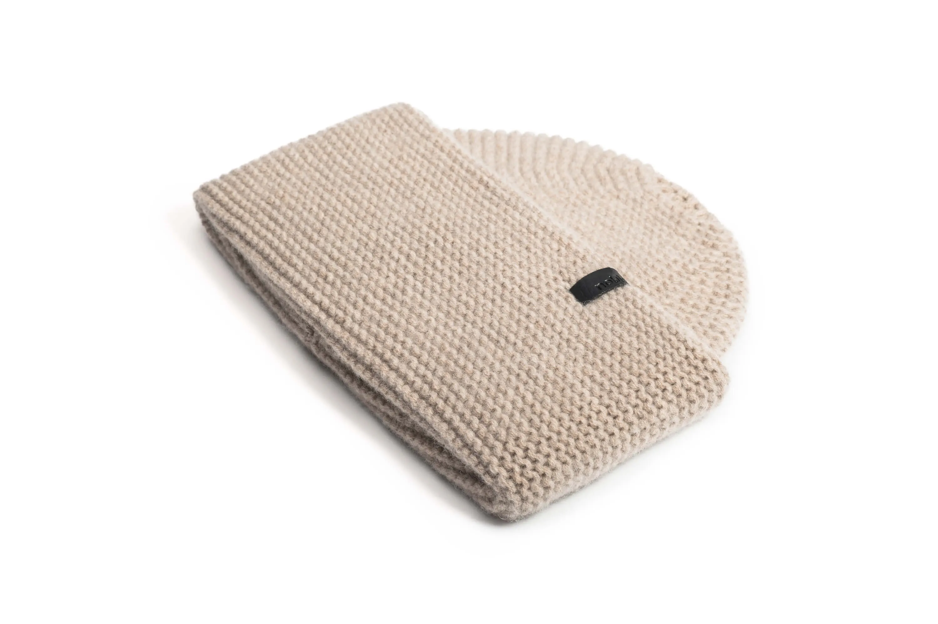 Mira Unisex Purl Knit Beanie