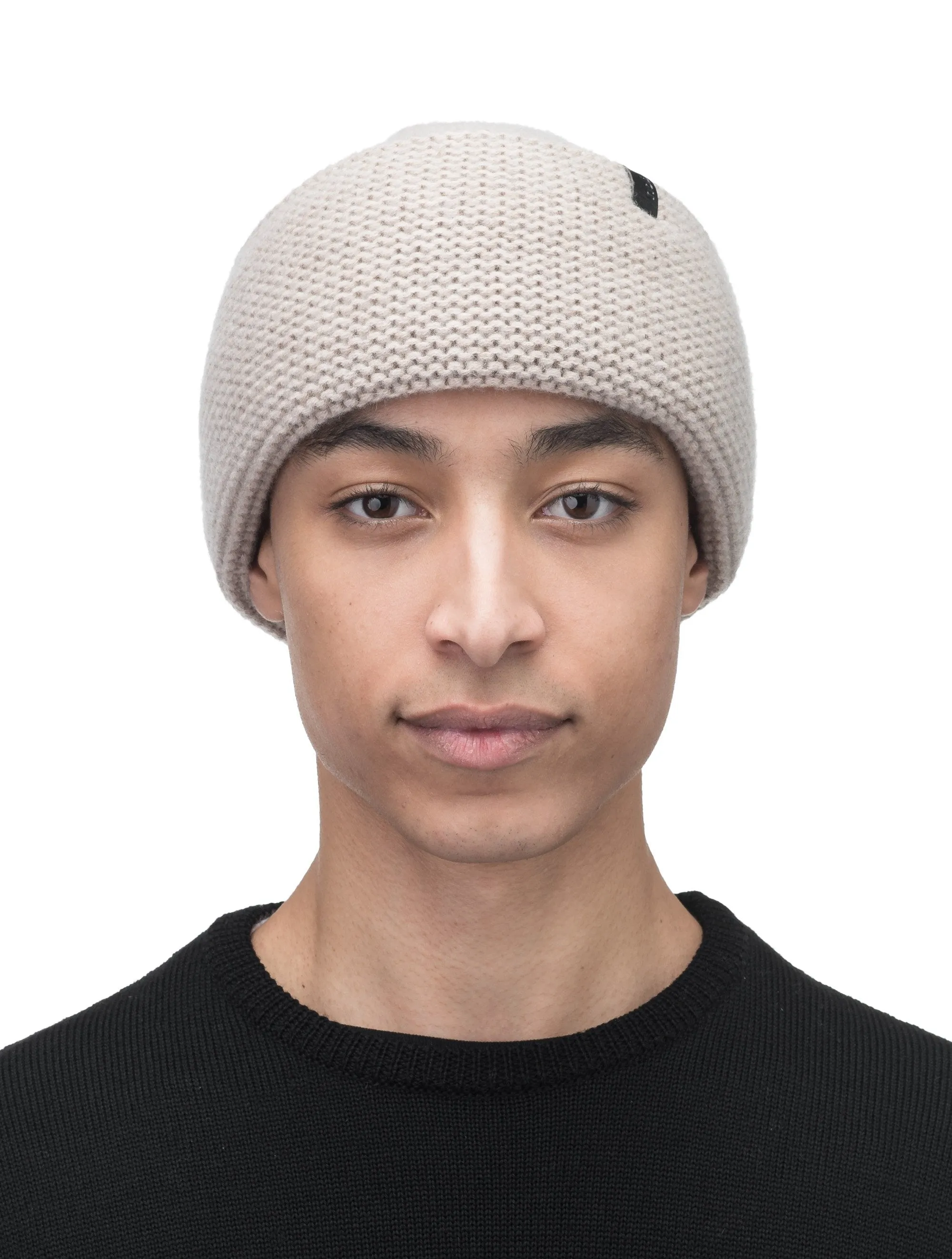 Mira Unisex Purl Knit Beanie