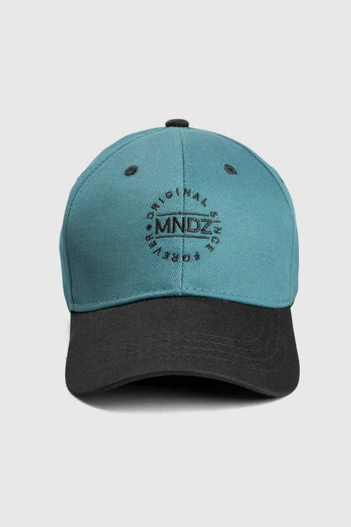 MNDZ Original Embroidered Cap - Teal & Black