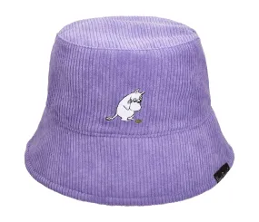 Moomintroll Ankle Ring Bucket Hat Corduroy - Purple