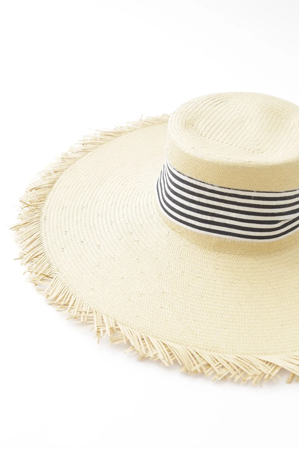 NATURAL FLOPPY HAT IN STRAW