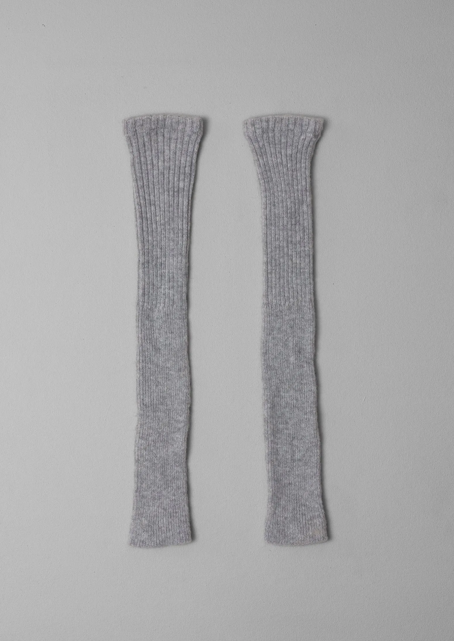 Nishiguchi Kutsushita Alpaca Arm Warmers | Light Grey