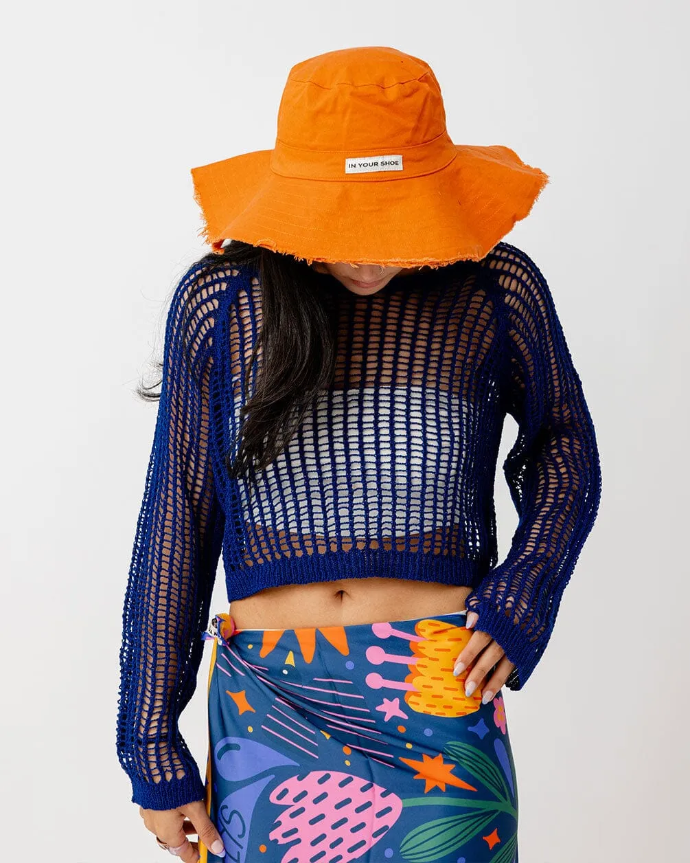 Orange Floppy Hat