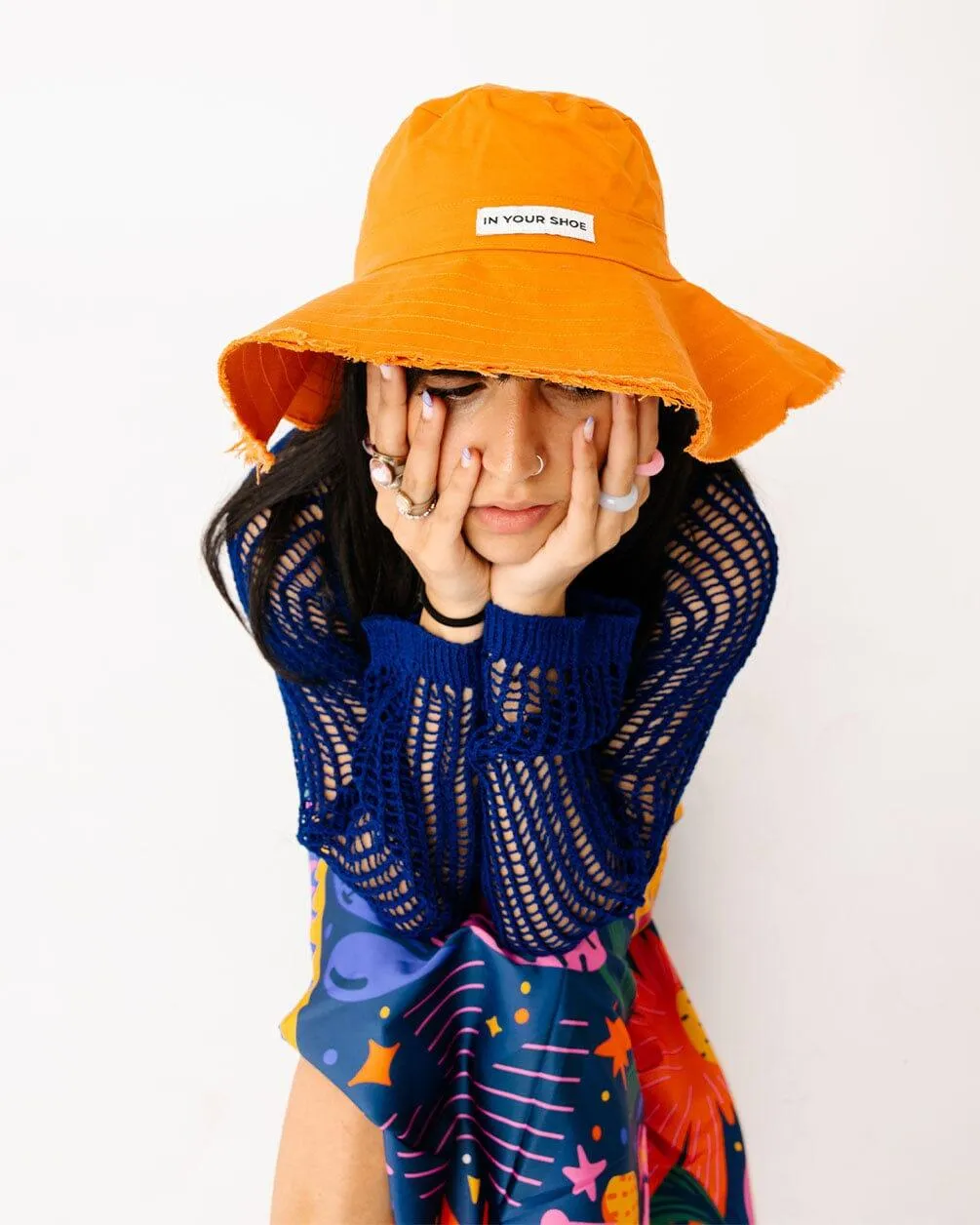 Orange Floppy Hat