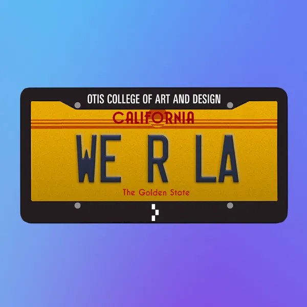 Otis College License Plate Frame