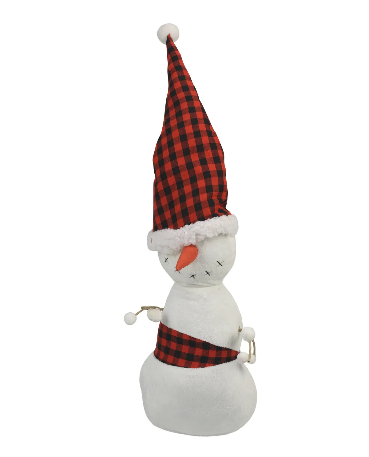 Otis Jolly Snowman Gnome Decorative Winter Fabric Figurine