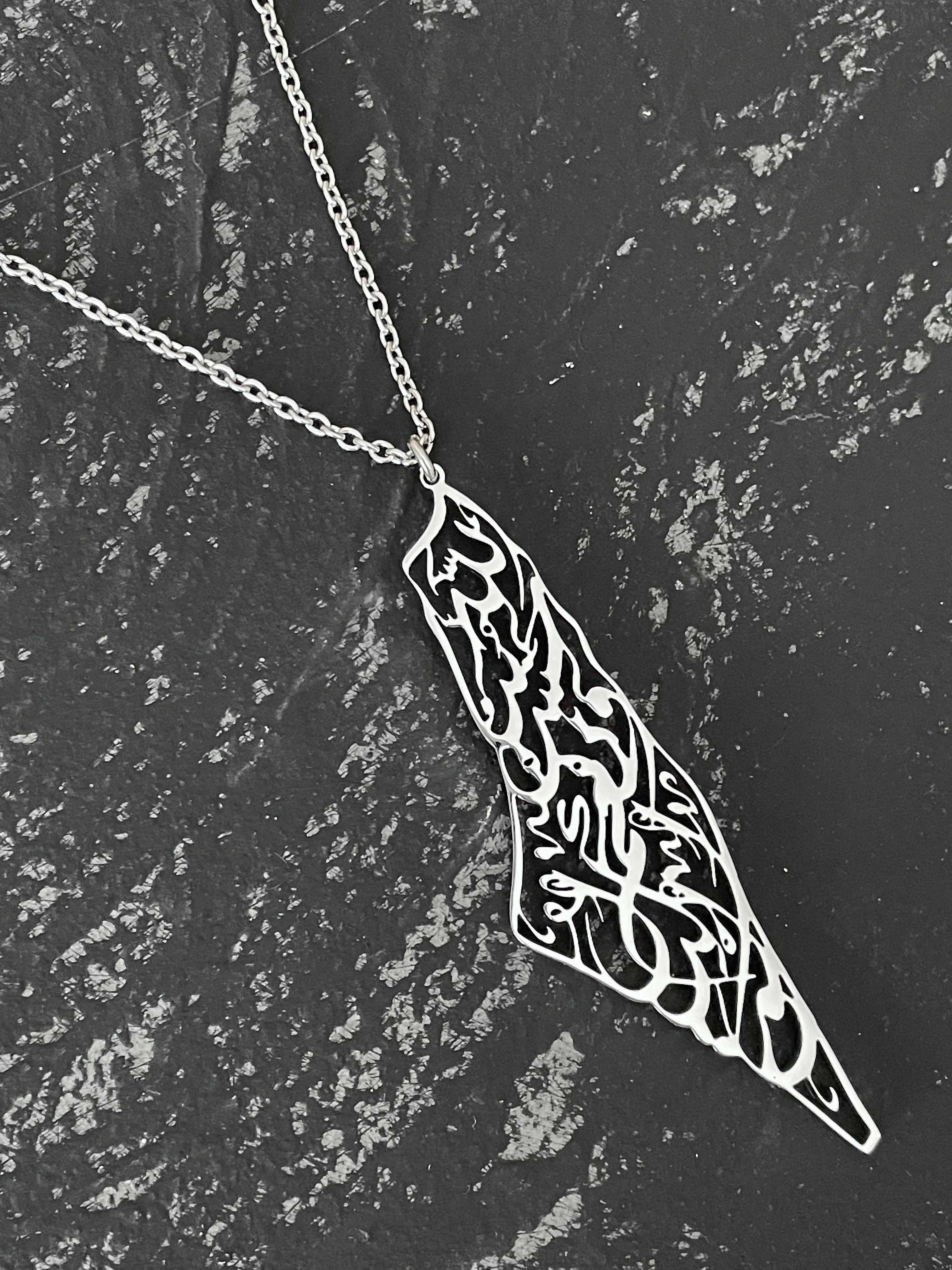 Palestine Map Car Hang Pendant