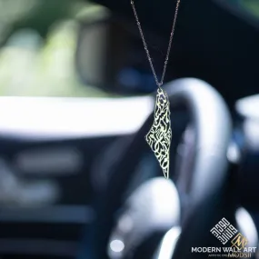 Palestine Map Car Hang Pendant