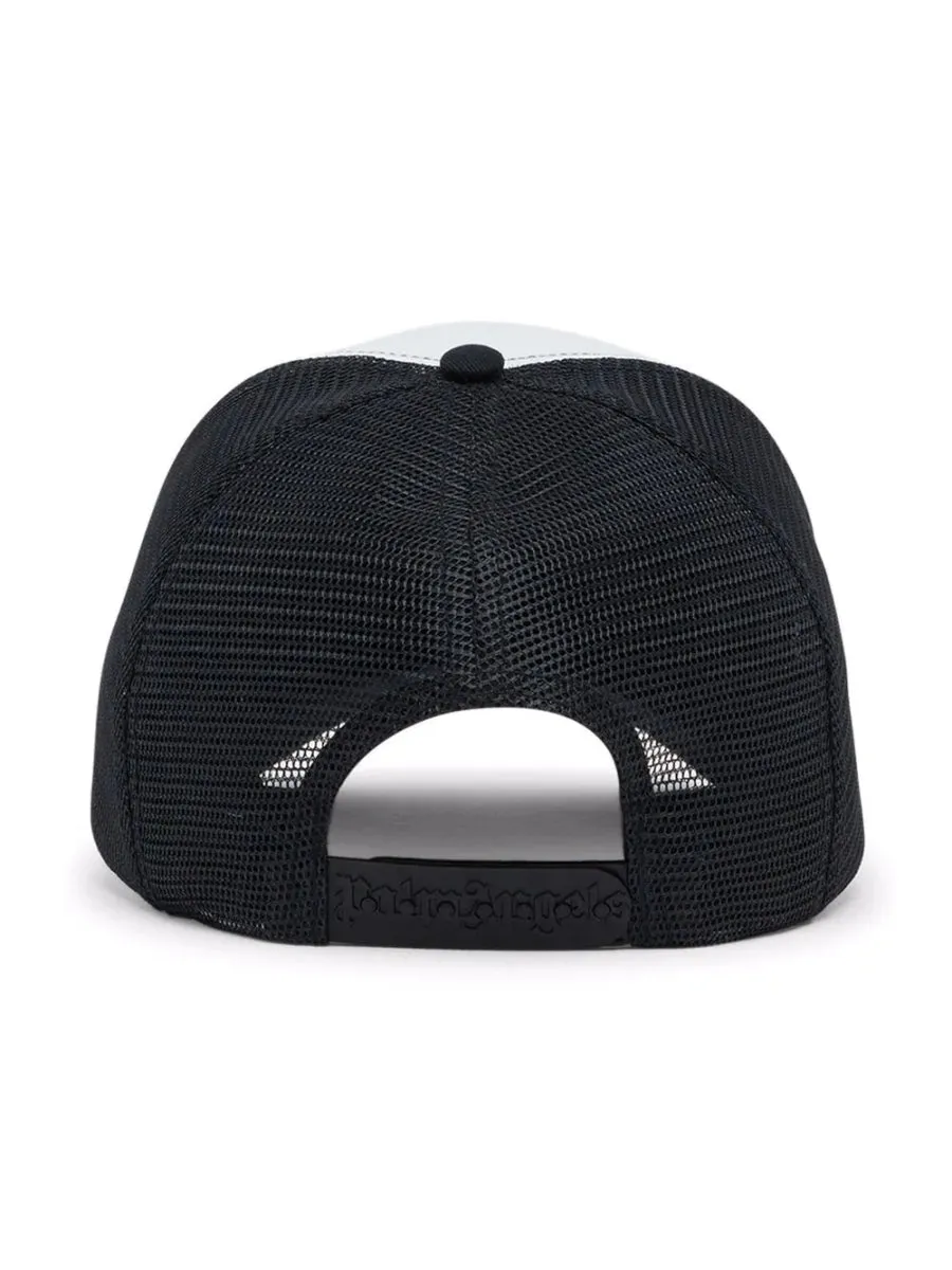 Palm Angels Visor Hat with Frontal Logo Black