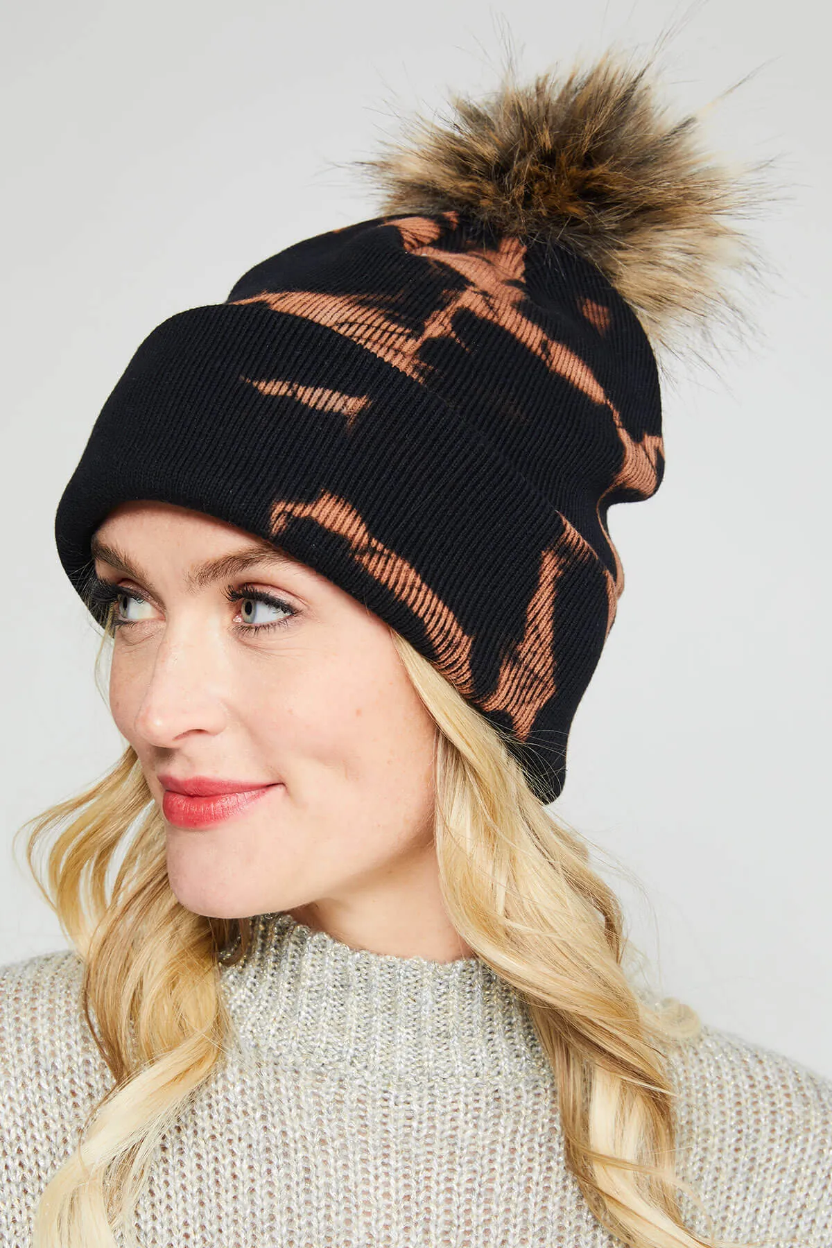 Panache Tie Dye Pom Pom Hat