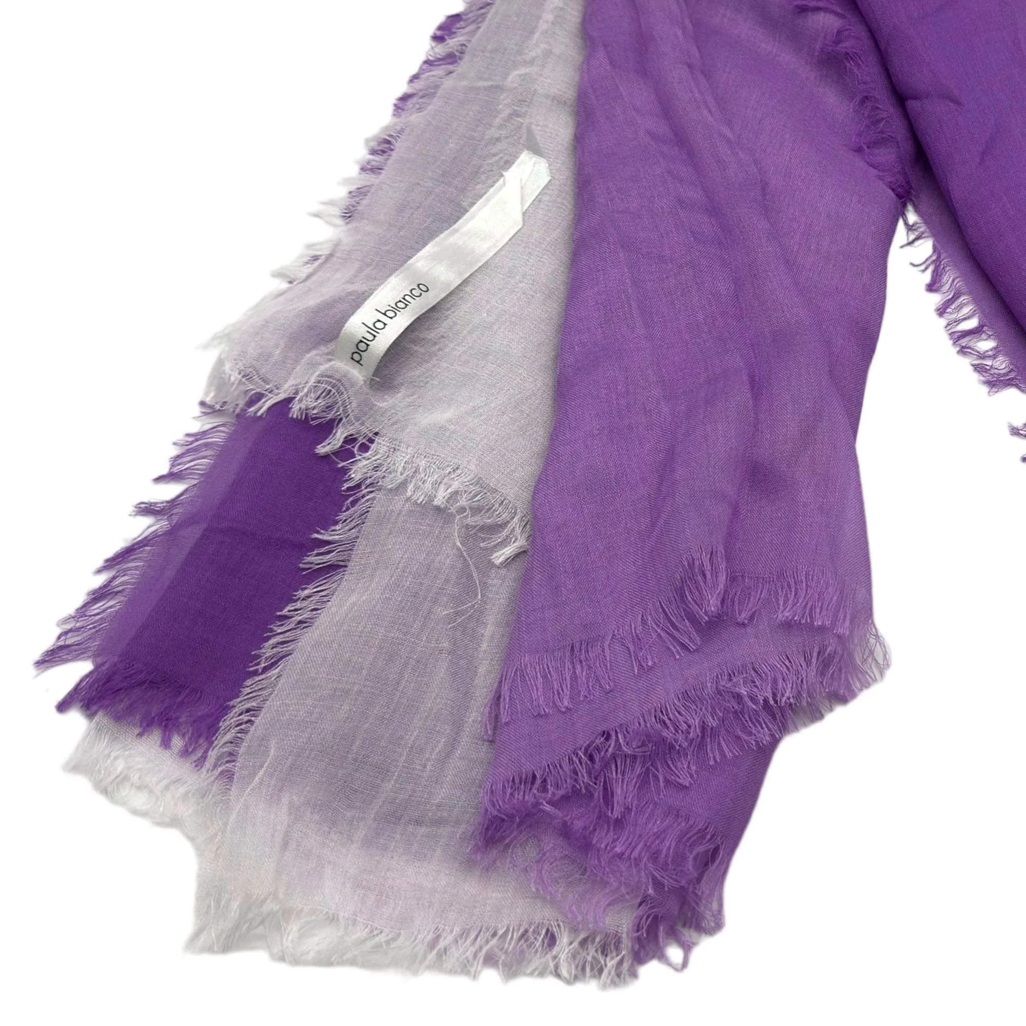 PAULA BIANCO Modal Ombre Shawl/Sarong - Purple Ombre