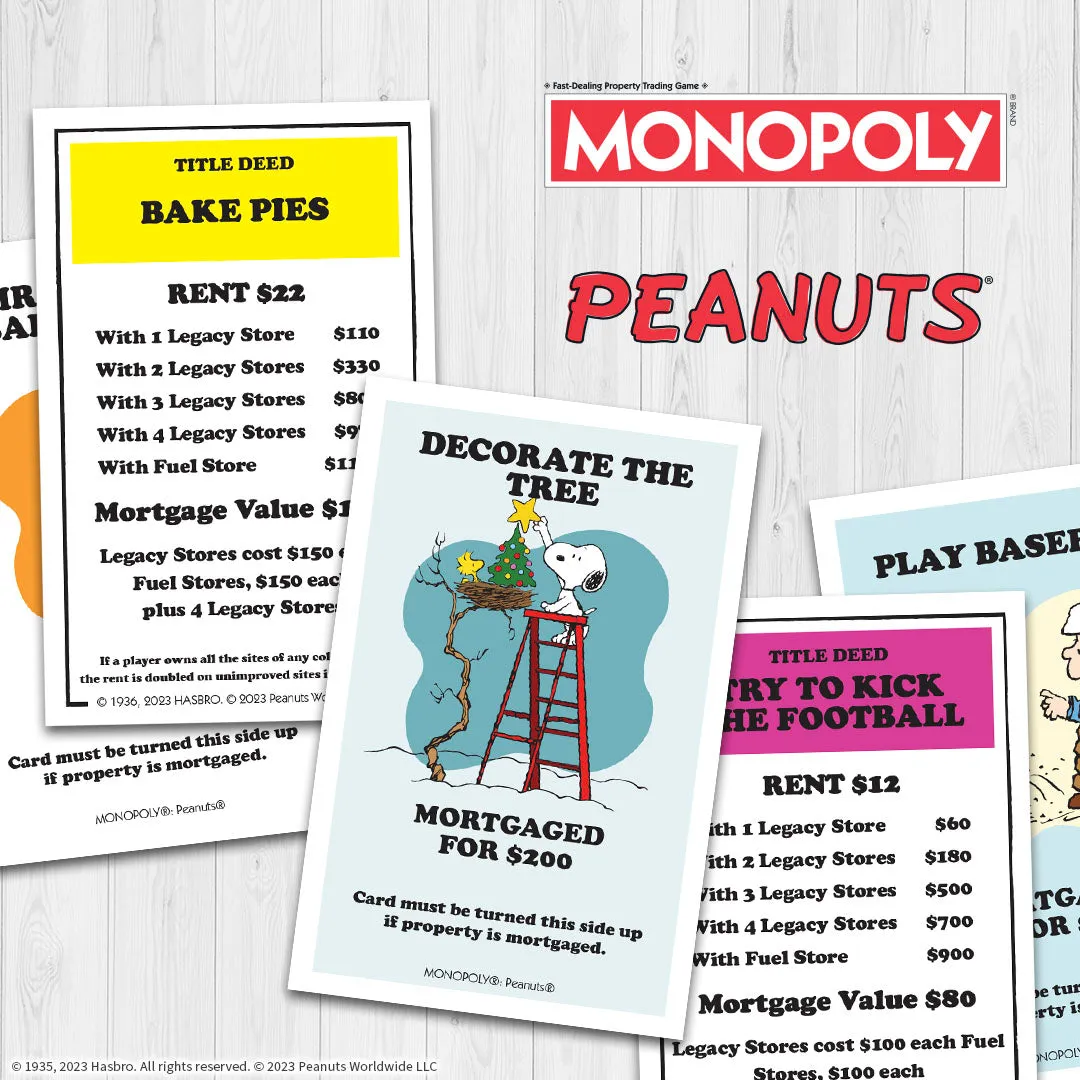 Peanuts Monopoly