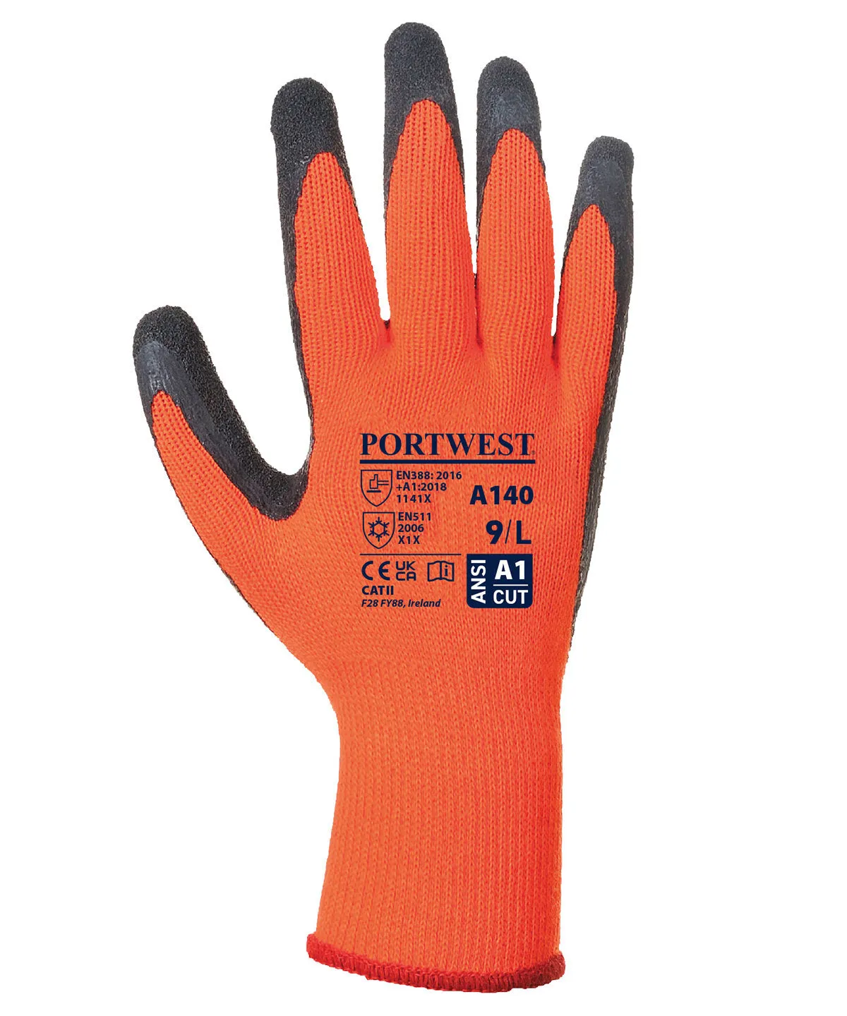 Portwest Thermal Grip Site Gloves TWIN PAIR PACK {PW071-TWIN}